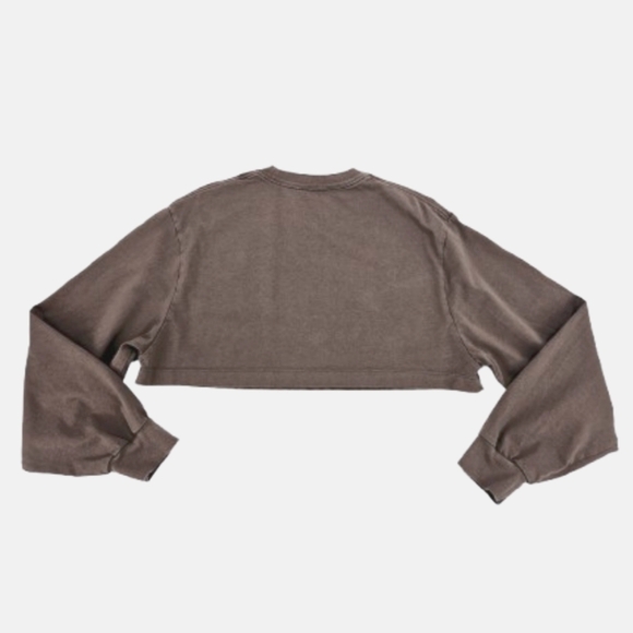 Jordan Flight Long Sleeve Loose Fit Crop Top - Picture 6 of 14